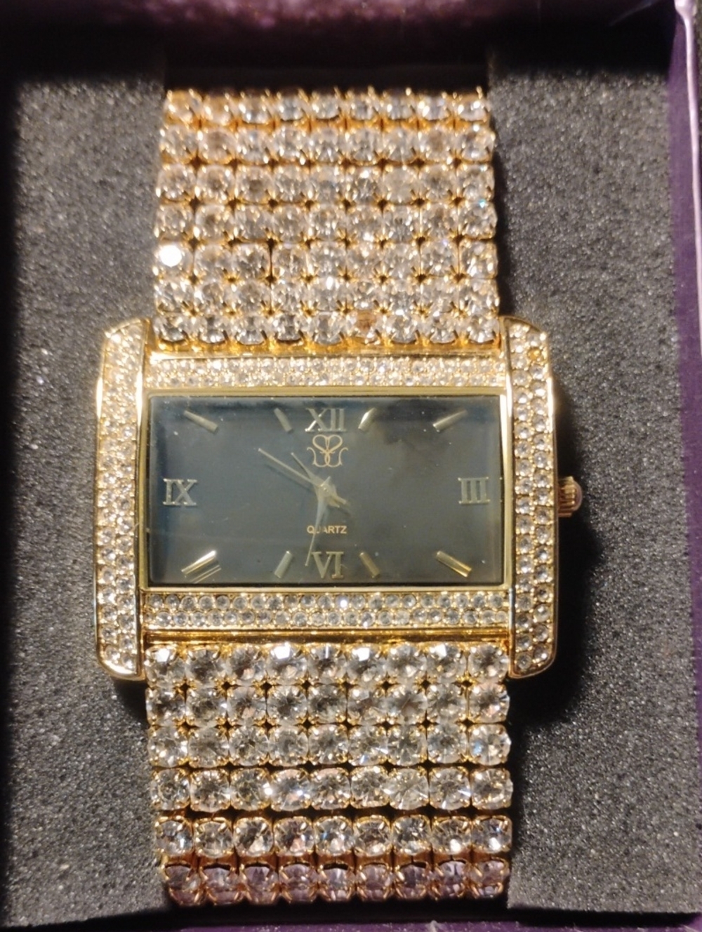 Suzanne Somers Rhinestone Watch